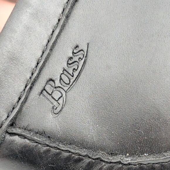 G.H.BASS Wallace Two-Eyed Moc Toe Loafer Shoes White/Black Size US9.5M EU40 - Picture 10 of 13